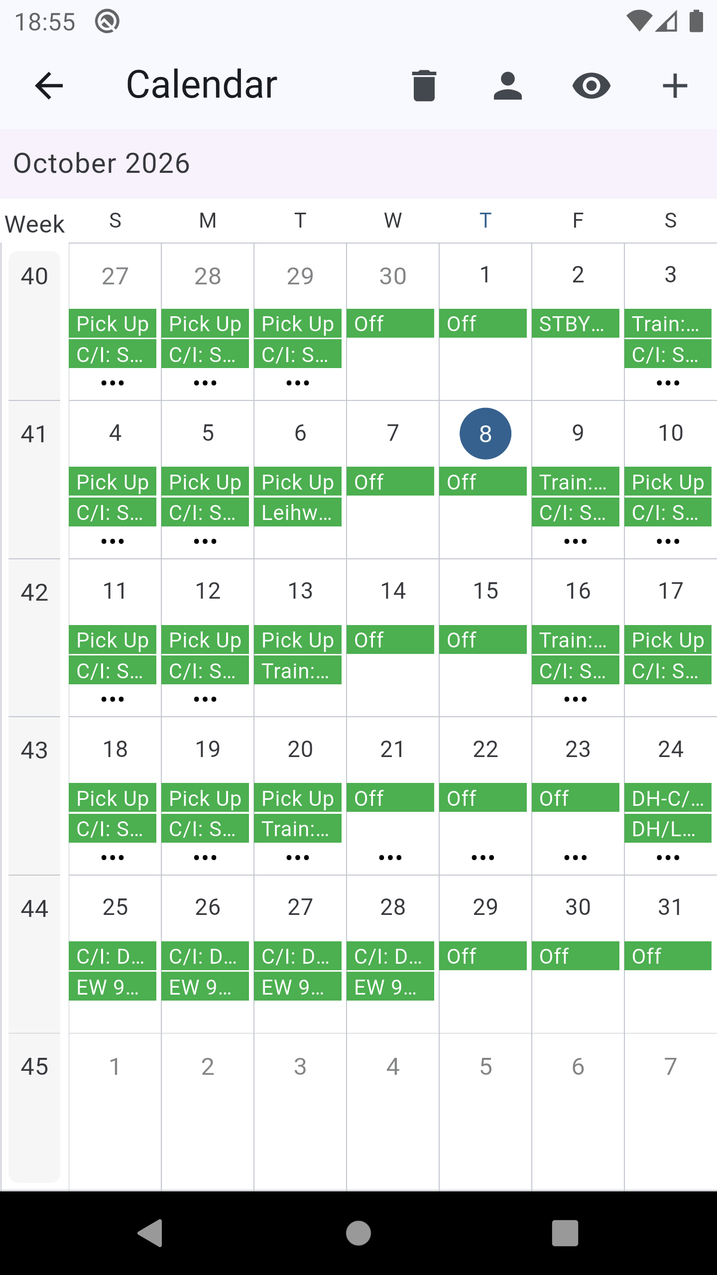 Calendar