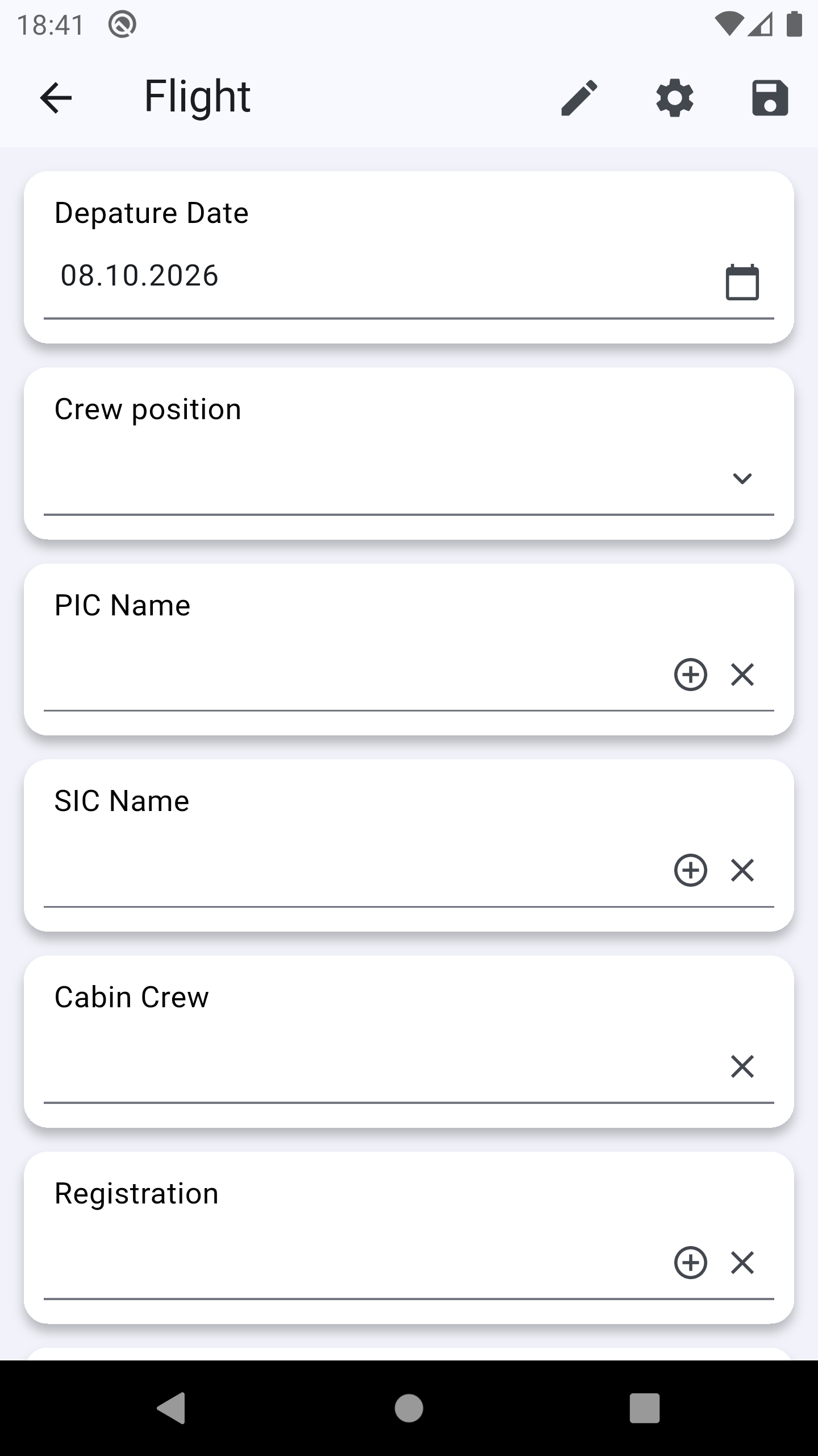 Input Single Page