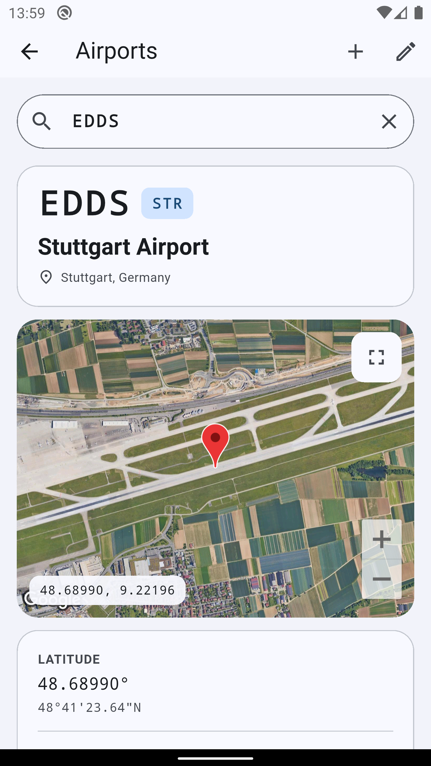 Airport info