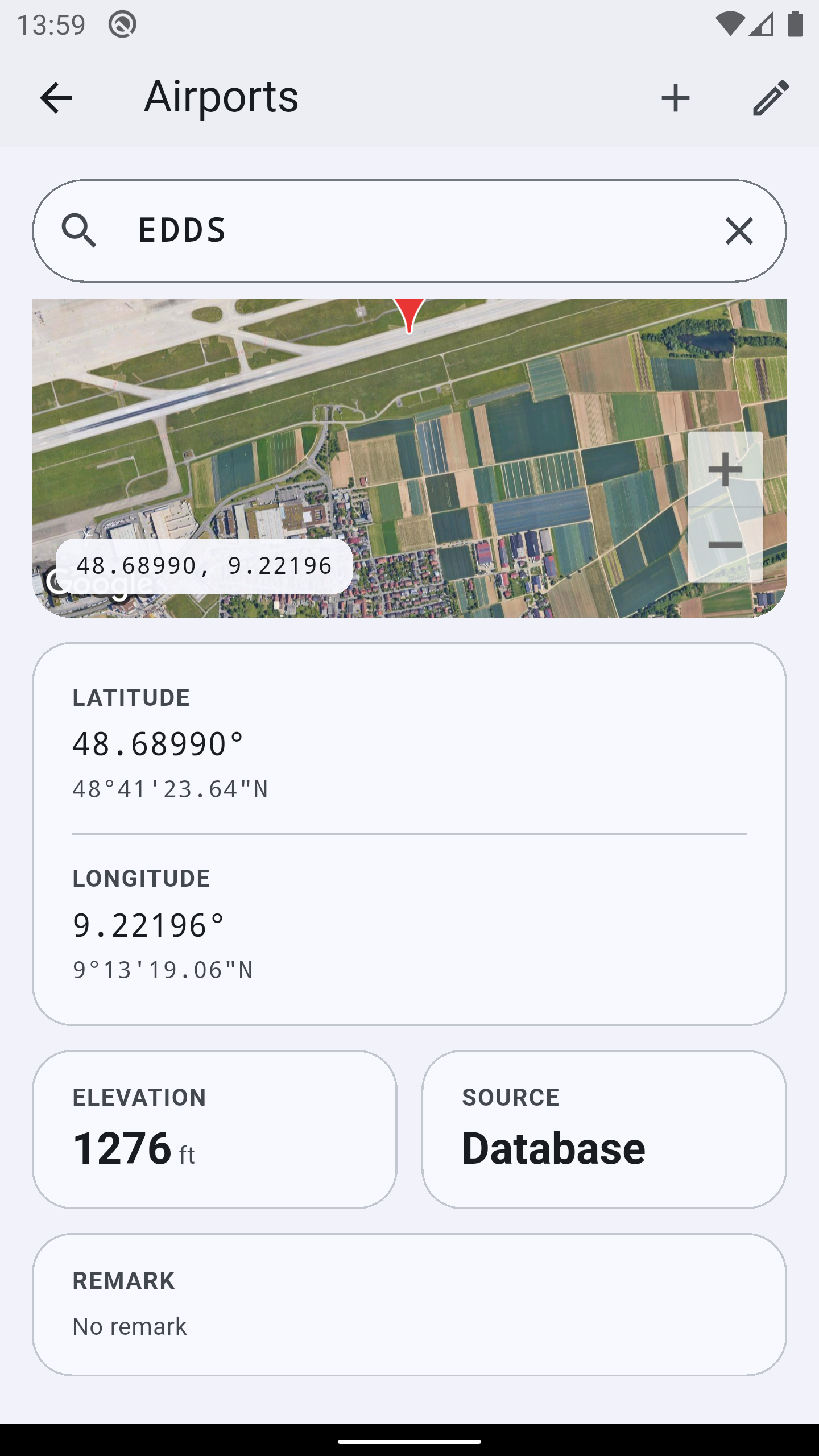 Airport info